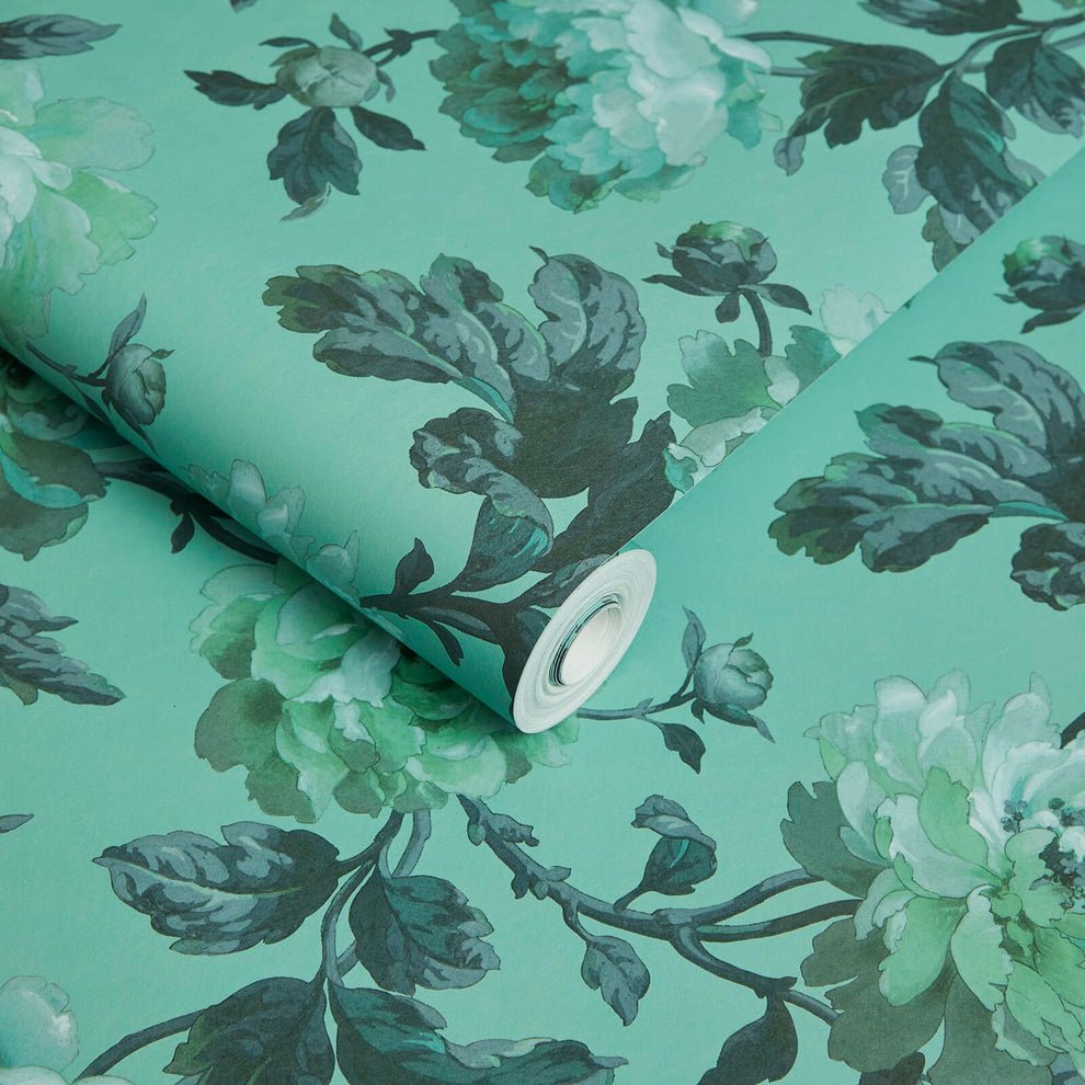 Peoneden Wallpaper - Absinthe - House of Hackney - 1-WA-PEO-DI-ABS-XXX - Morris Wallpaper