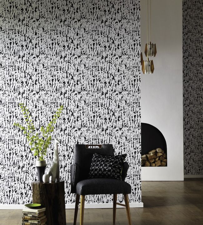 People Wallpaper - Pewter/Chalk - HMOT110357 - Harlequin - Morris Wallpaper