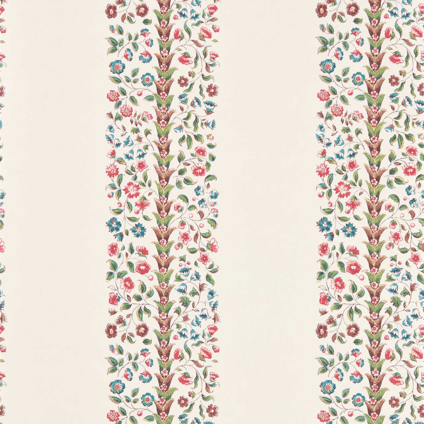 Pergola Stripe Wallpaper - Rose Chintz - Sanderson - DHIP217485 - Morris Wallpaper