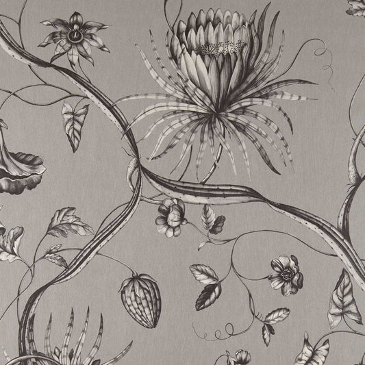 Phaedra Wallpaper - Silver - Zoffany - ZPHA312621 - Morris Wallpaper