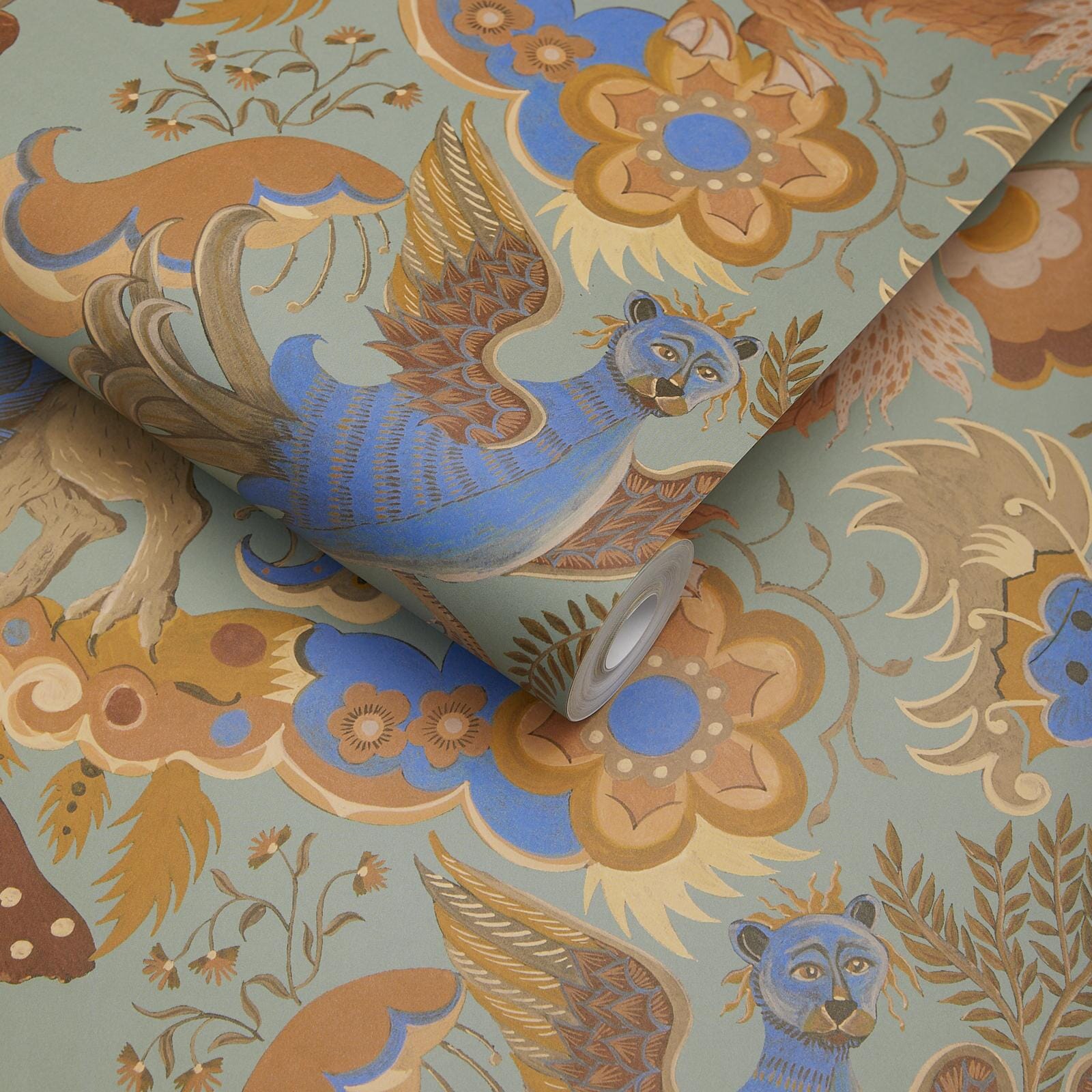 Phantasia Wallpaper - Jadeite - House of Hackney - 1-WA-PHA-DI-JAD-XXX - Morris Wallpaper