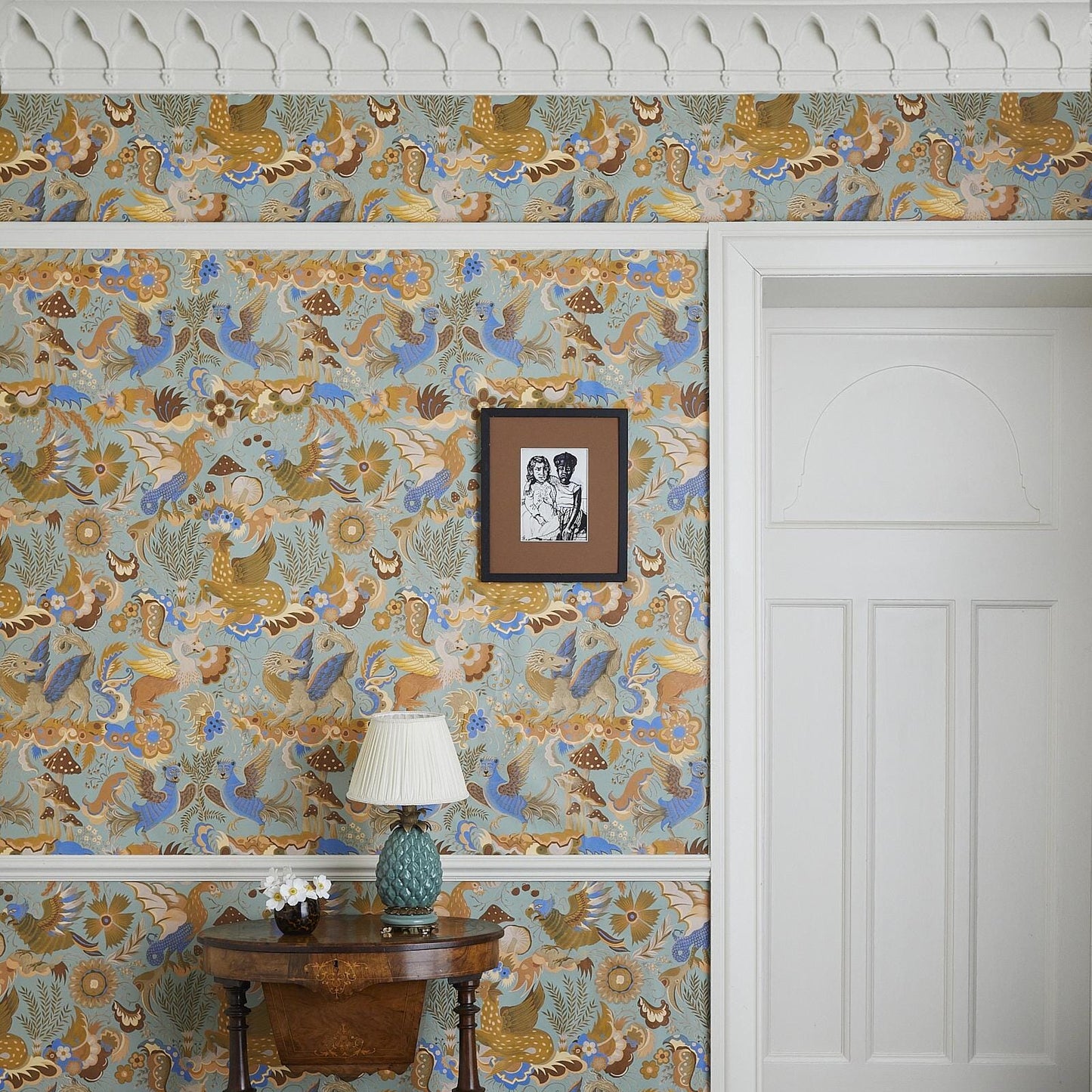 Phantasia Wallpaper - Jadeite - House of Hackney - 1-WA-PHA-DI-JAD-XXX - Morris Wallpaper