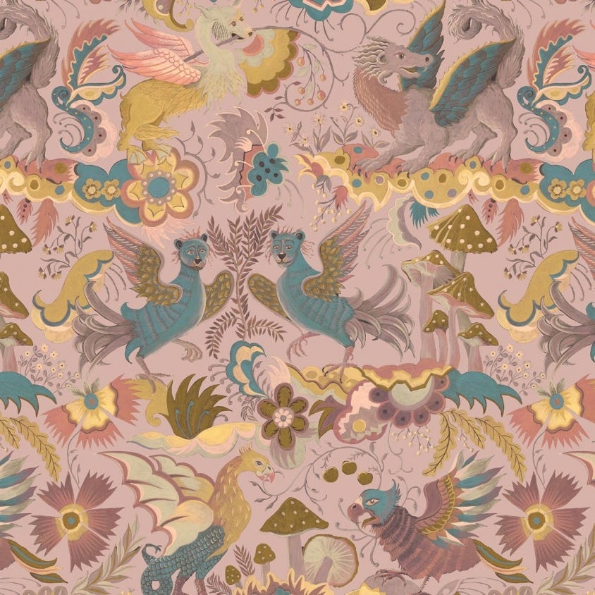 Phantasia Wallpaper - Tourmaline - House of Hackney - 1-WA-PHA-DI-TOU-XXX - Morris Wallpaper