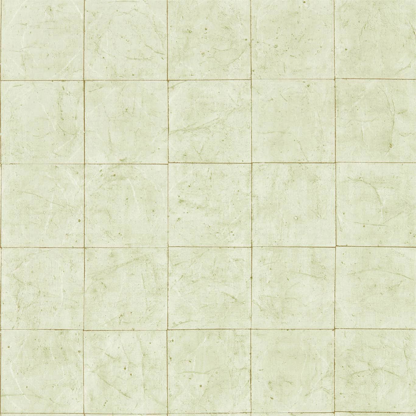 Piastrella Wallpaper - Celadon - ZFOW312947 - Zoffany - Morris Wallpaper