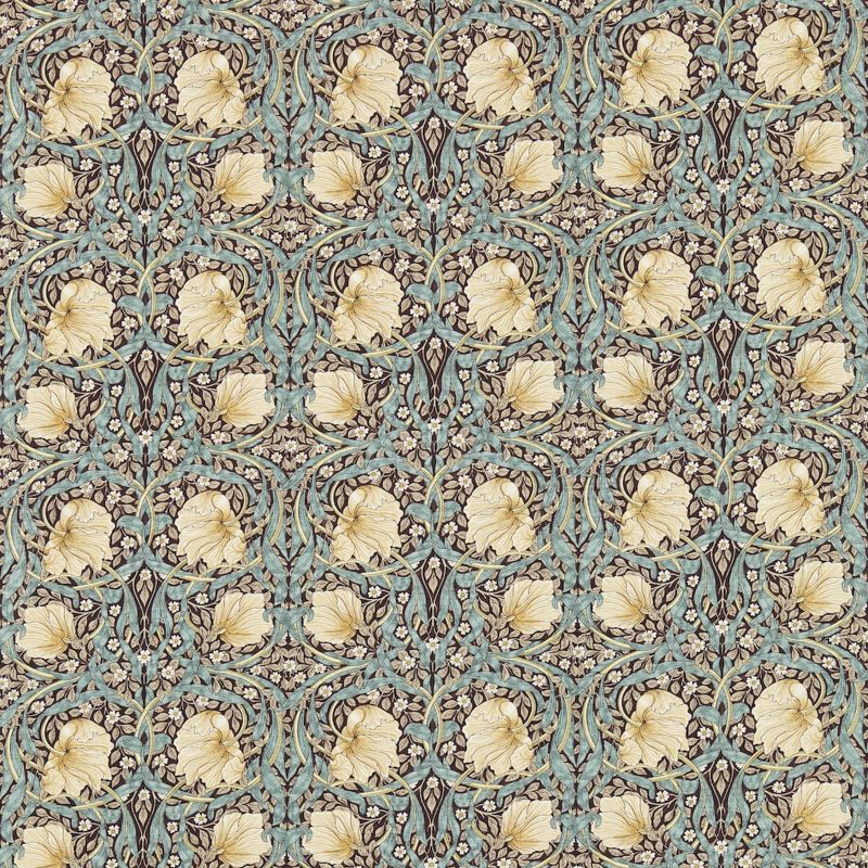 Pimpernel Fabric - Bullrush/Slate - Morris & Co - 224492 - Premier Wallcovering