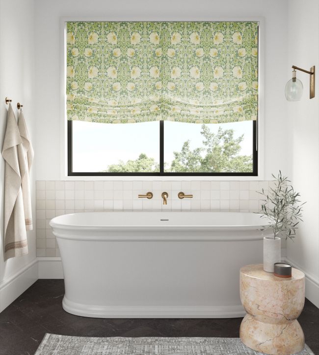 Pimpernel Fabric - Weld/Leaf Green - Morris & Co - 226898 - Premier Wallcovering