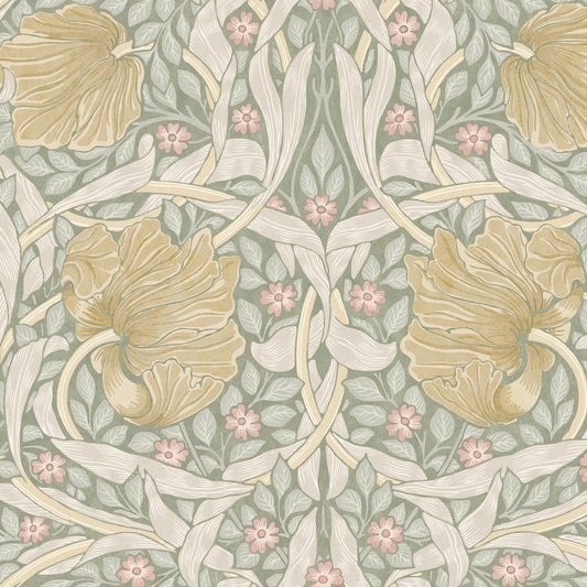 140506 - Pimpernel Wallpaper - Spring Breeze - William Morris