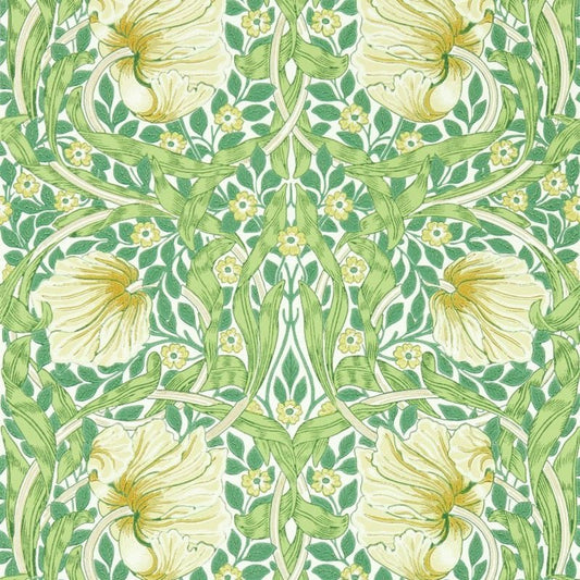 Pimpernel Wallpaper - Weld/Leaf Green - Morris & Co - 217063 - Morris Wallpaper