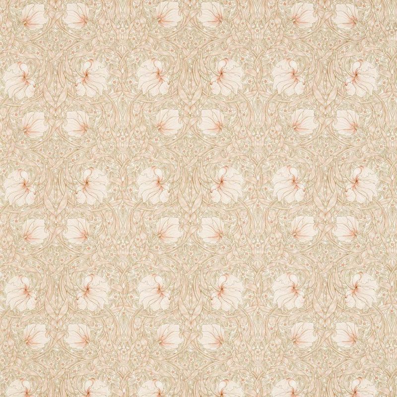 Pimpernel Wide Width Fabric - Soft Pink - Morris & Co - 227282 - Premier Wallcovering