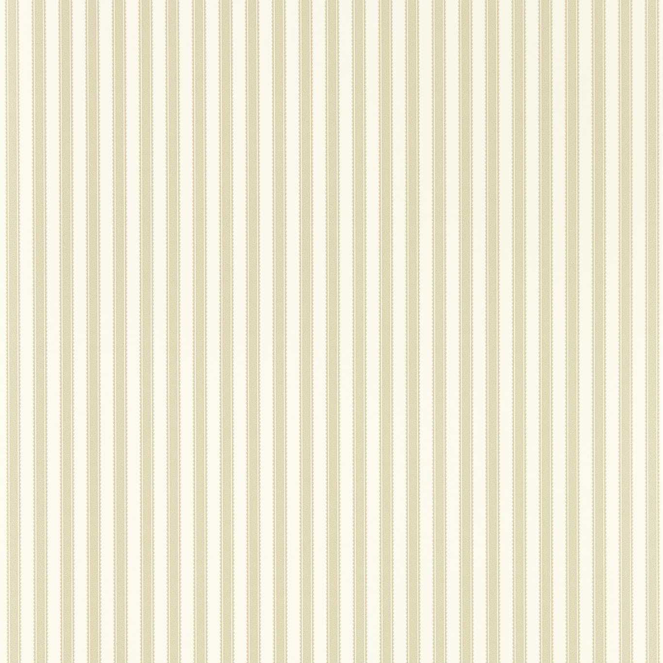 Pinetum Stripe Wallpaper - Flax - DABW217252 - Sanderson - Morris Wallpaper