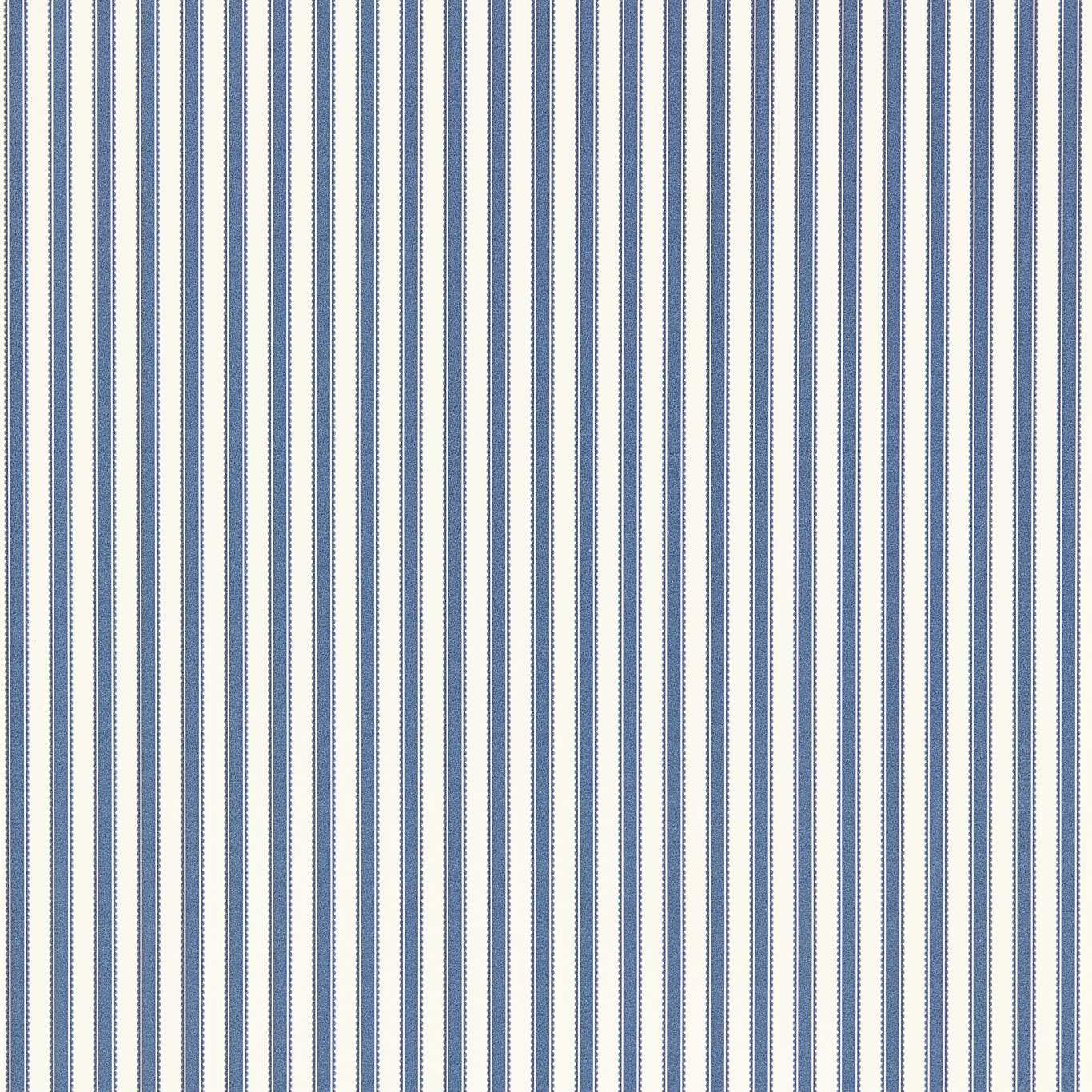 Pinetum Stripe Wallpaper - Indigo - DABW217254 - Sanderson - Morris Wallpaper