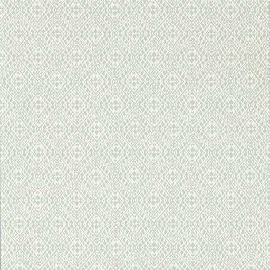 Pinjara Trellis Wallpaper - Blue Clay - DLMW216906