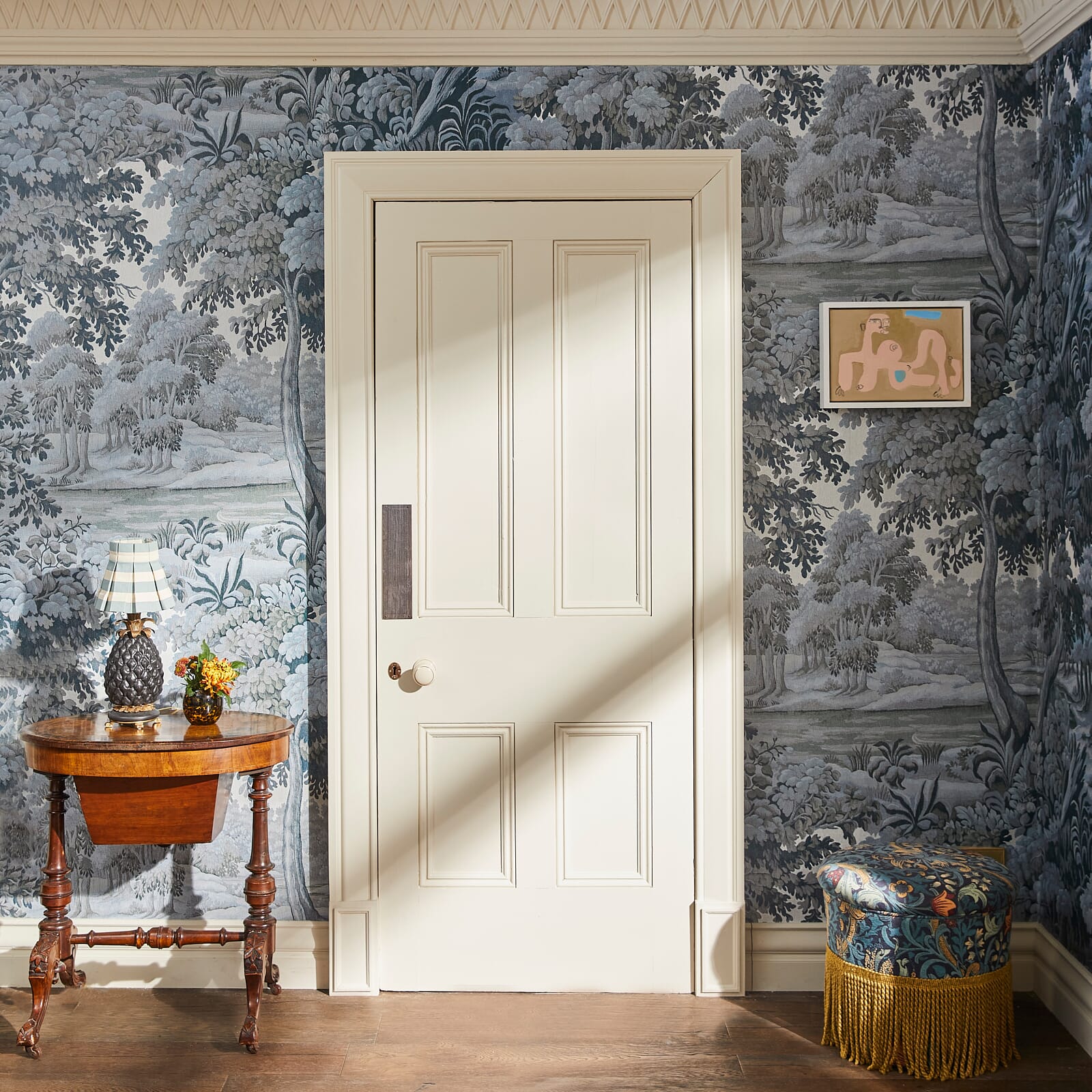 Plantasia Wallpaper - Indigo - House of Hackney - 1-WA-PLA-DI-IND-XXX - Morris Wallpaper