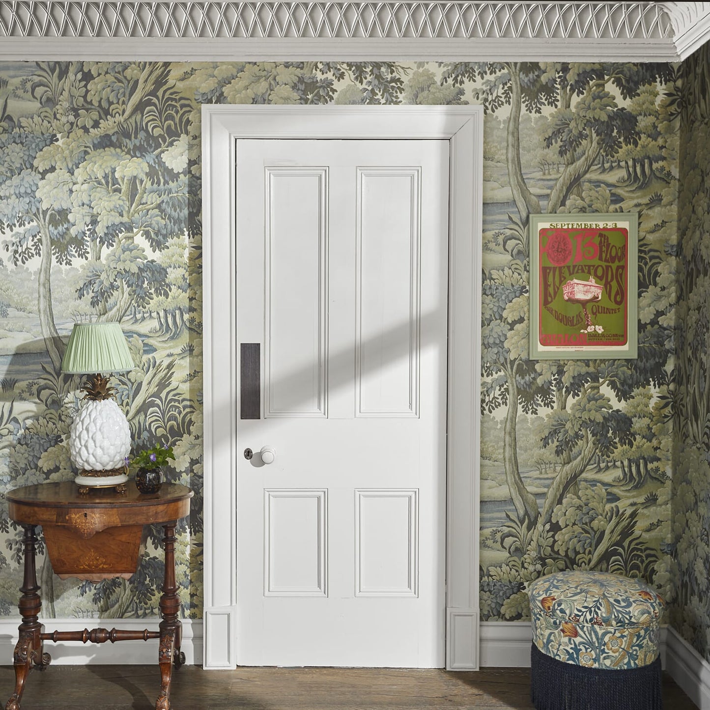 Plantasia Wallpaper - Sage - House of Hackney - 1-WA-PLA-DI-FOR-XXX - Morris Wallpaper
