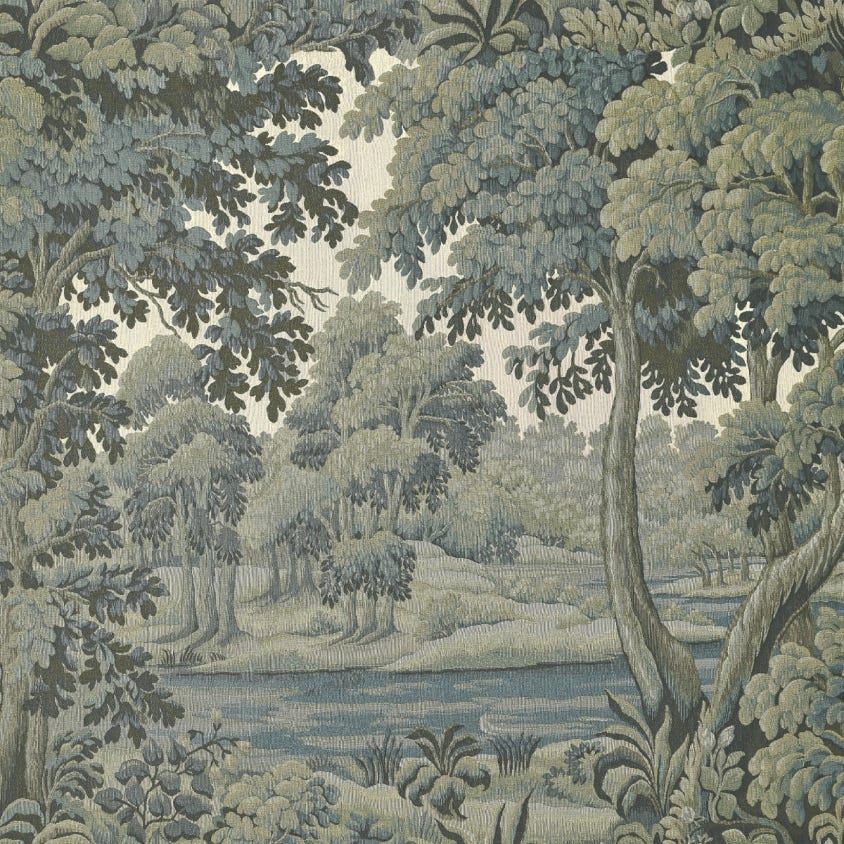 Plantasia Wallpaper - Sage - House of Hackney - 1-WA-PLA-DI-FOR-XXX - Morris Wallpaper