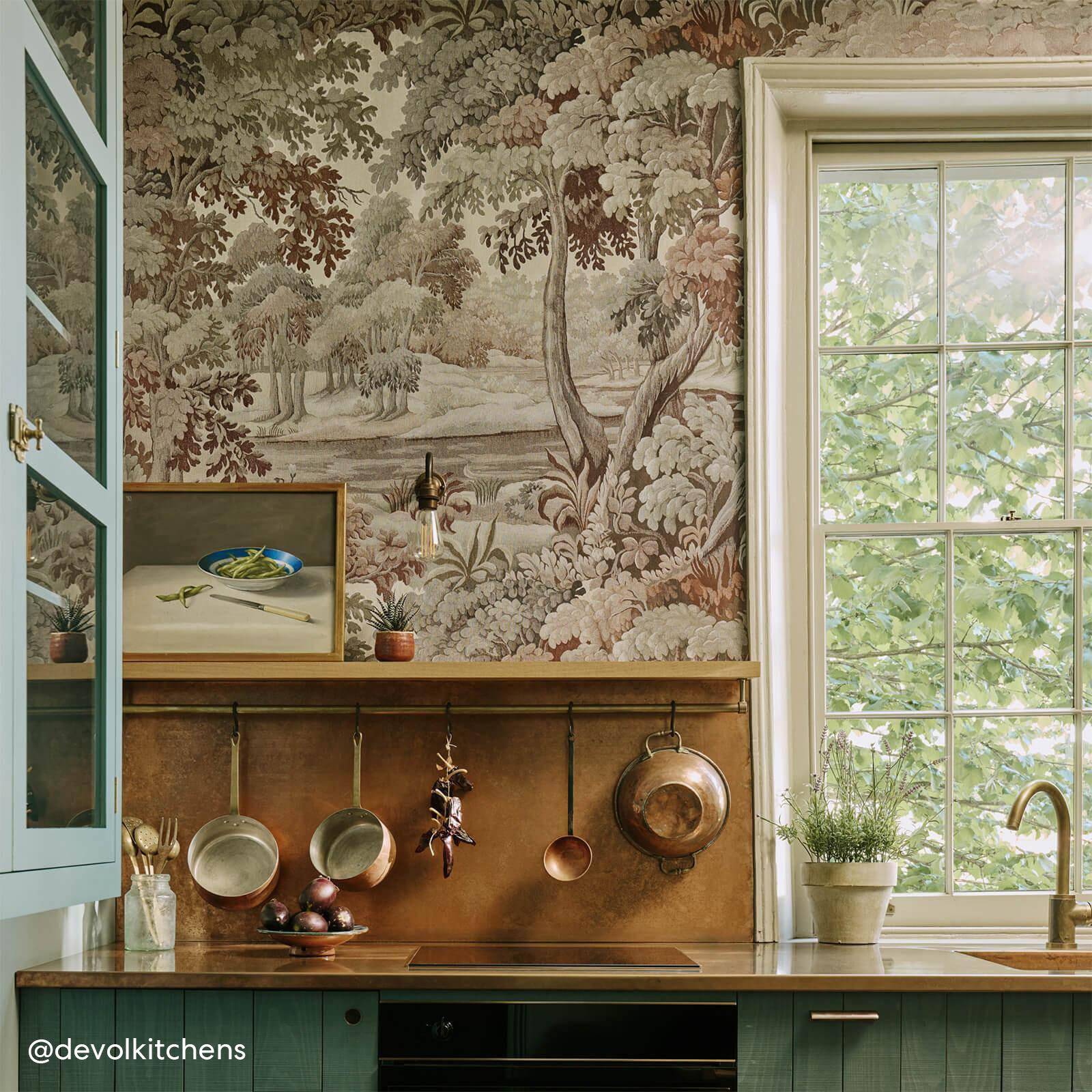 Plantasia Wallpaper - Tobacco - House of Hackney - 1-WA-PLA-DI-TOB-XXX - Morris Wallpaper