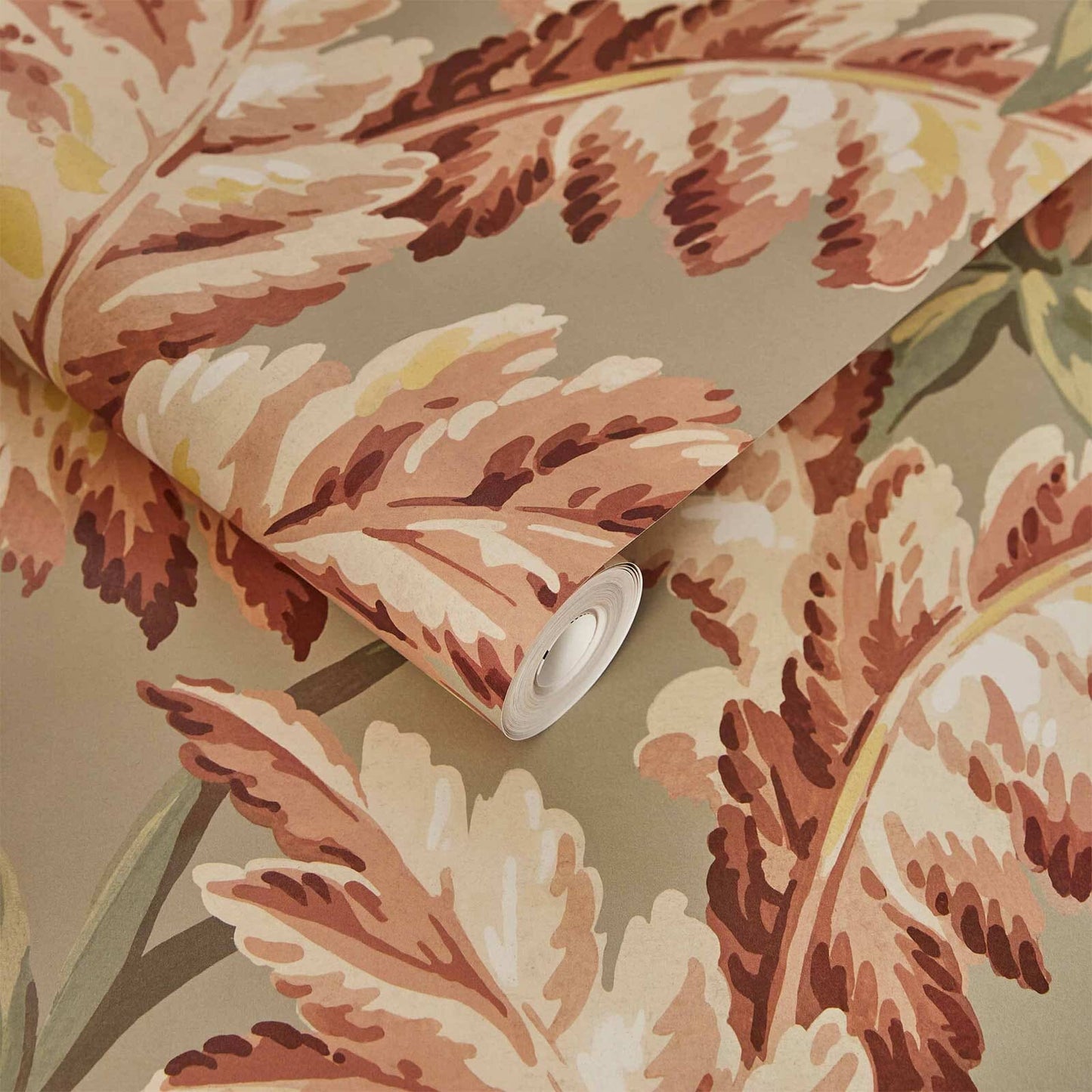 Pluma Wallpaper - Eau De Nil - House of Hackney - 1-WA-PLU-DI-EAU-XXX - Morris Wallpaper