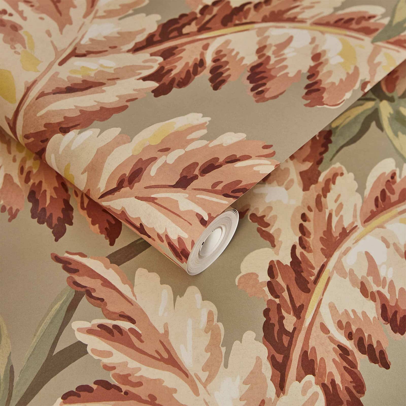 Pluma Wallpaper - Eau De Nil - House of Hackney - 1-WA-PLU-DI-EAU-XXX - Morris Wallpaper