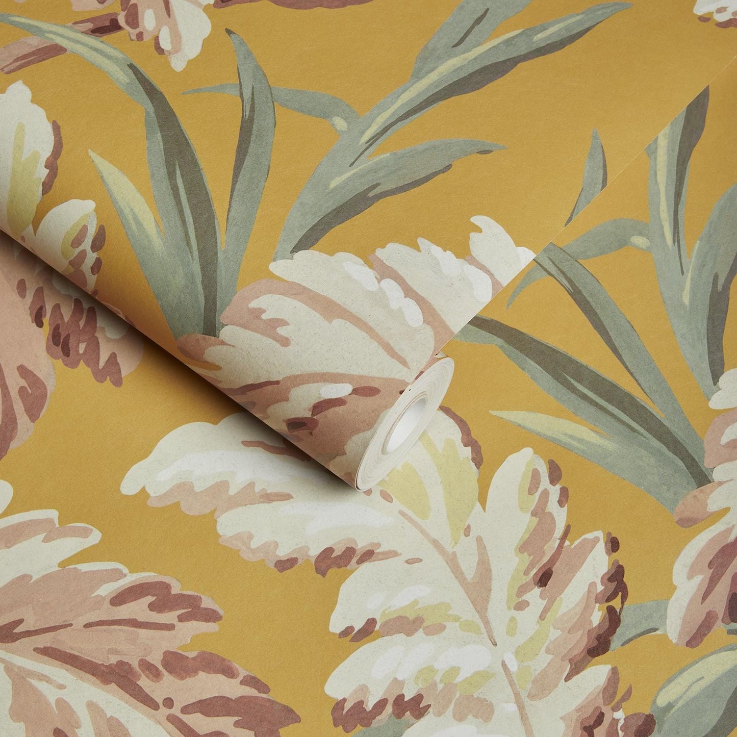 Pluma Wallpaper - Flaxen - House of Hackney - 1-WA-PLU-DI-FLX-XXX - Morris Wallpaper