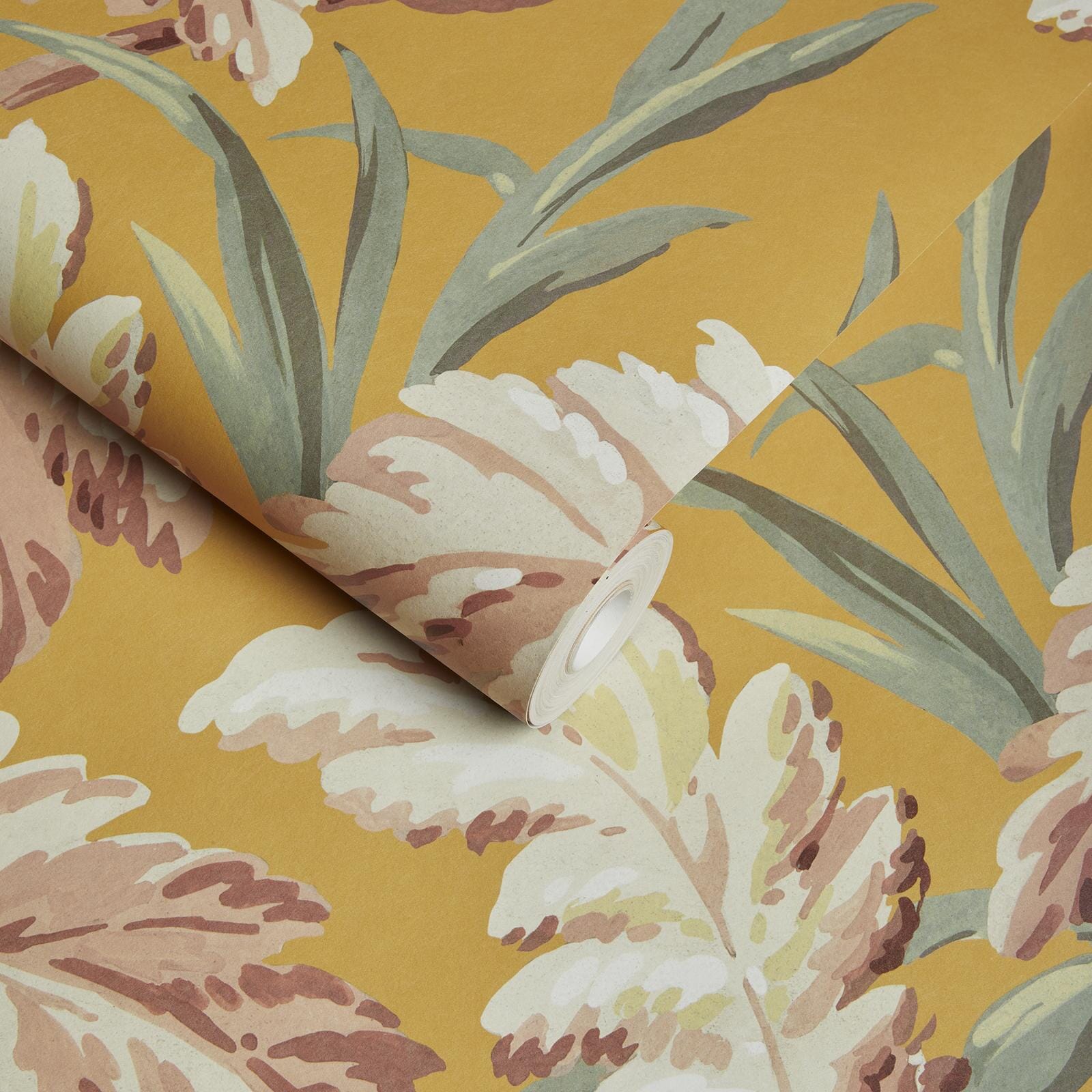 Pluma Wallpaper - Flaxen - House of Hackney - 1-WA-PLU-DI-FLX-XXX - Morris Wallpaper