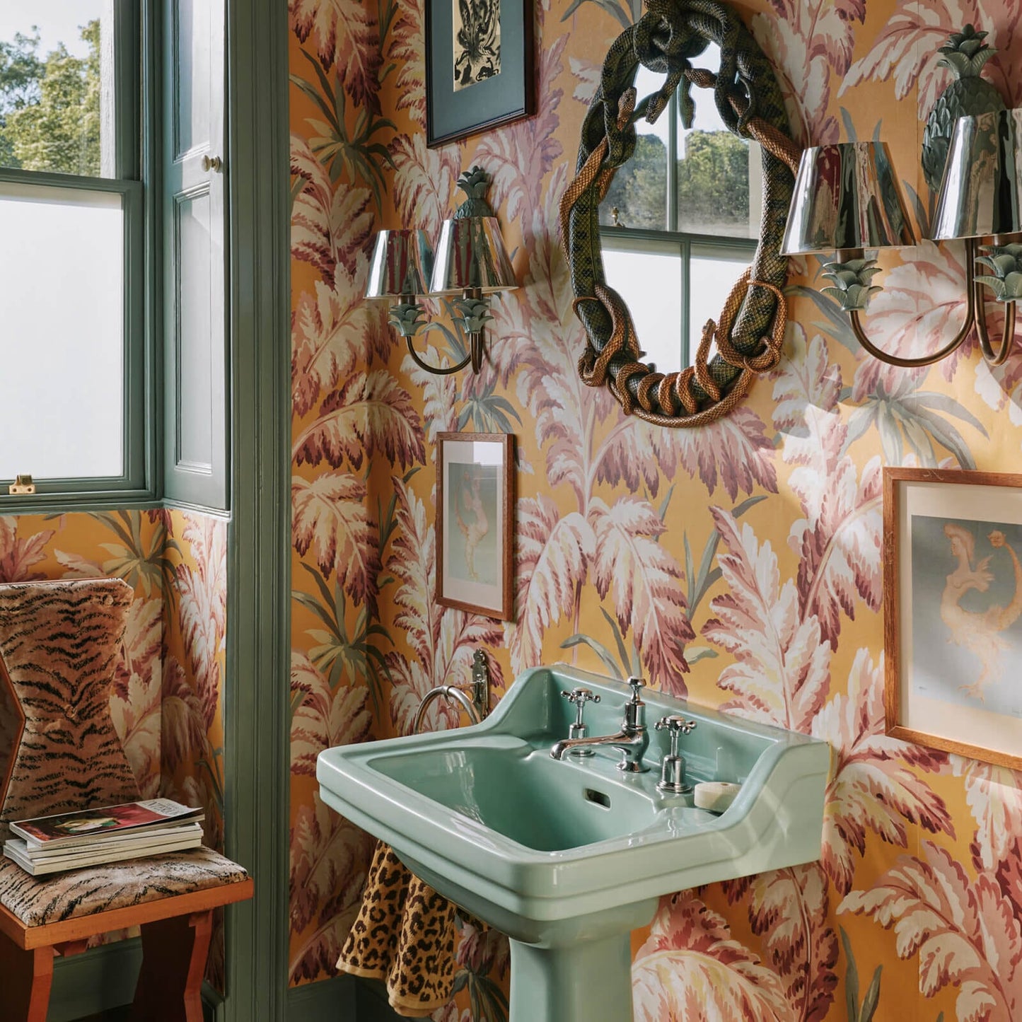 Pluma Wallpaper - Flaxen - House of Hackney - 1-WA-PLU-DI-FLX-XXX - Morris Wallpaper
