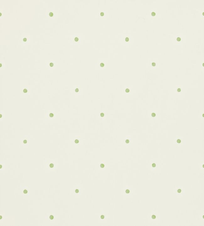 Polka Wallpaper - Emerald/Ivory - DLIT214097 - Sanderson - Morris Wallpaper