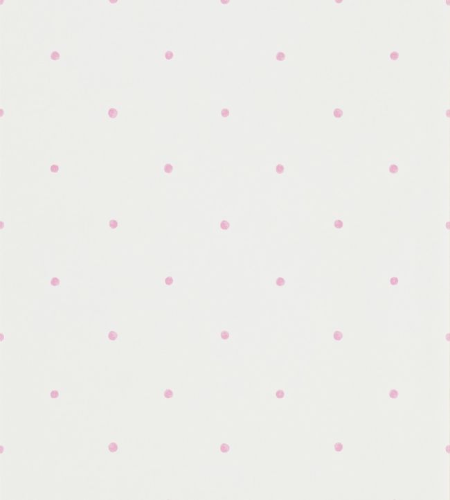 Polka Wallpaper - Pink/Cream - DLIT214049 - Sanderson - Morris Wallpaper