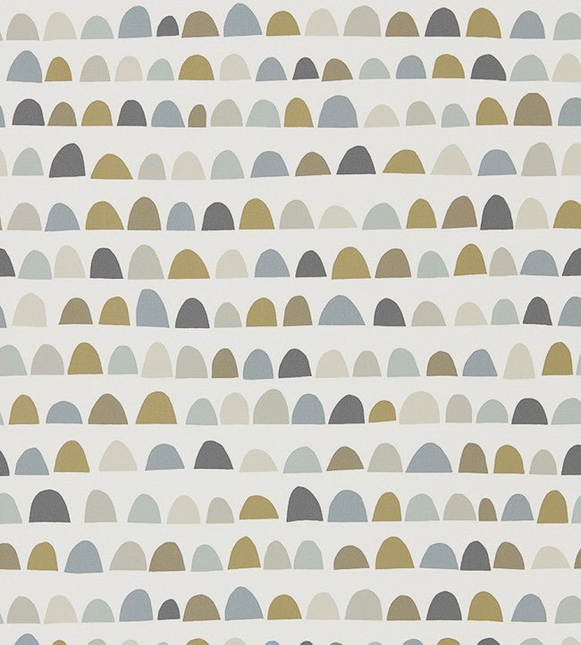 Priya Wallpaper - Charcoal / Fossil / Linen - 111298 - Scion - Morris Wallpaper