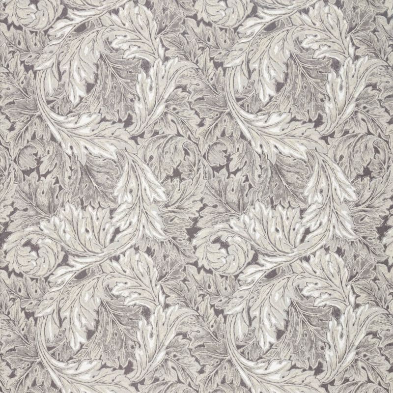 Pure Acanthus Weave Fabric - Inky Grey - Morris & Co - 236626 - Premier Wallcovering