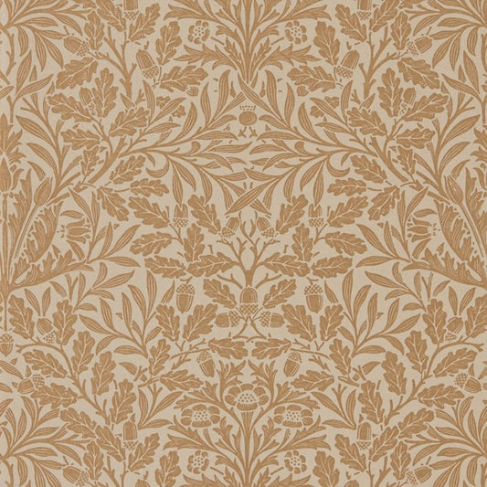 Pure Acorn Wallpaper - Gilver/Copper - Morris & Co - 216041 - Morris Wallpaper