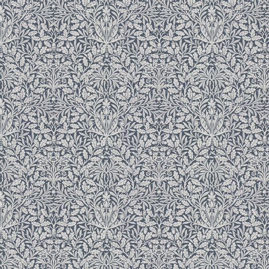 Pure Acorn Wallpaper - Indigo - 217401 - Morris Wallpaper WD