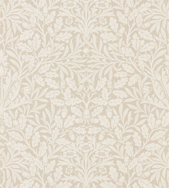 Pure Acorn Wallpaper - Linen/Ecru - 216040 - Morris & Co