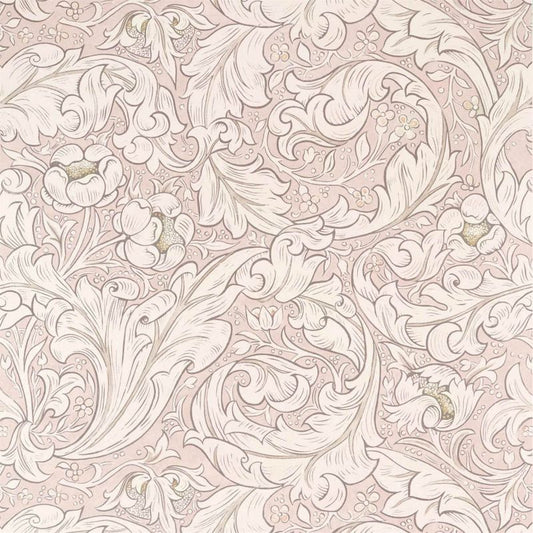 Pure Bachelors Button Wallpaper - Faded Sea Pink - 216553 - Morris & Co
