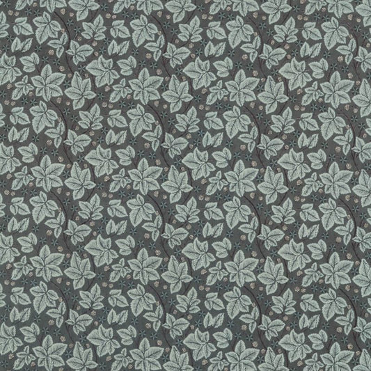 Pure Bramble Embroidery Fabric - Inky Purple - Morris & Co - 236621 - Premier Wallcovering