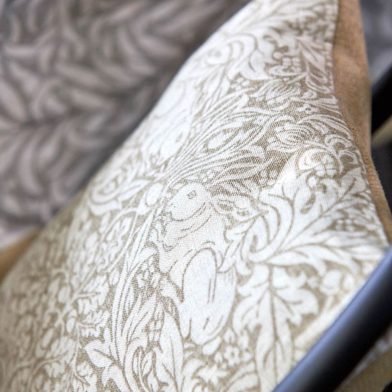 Pure Brer Rabbit Print Fabric - Flax - Morris & Co - 226477 - Premier Wallcovering