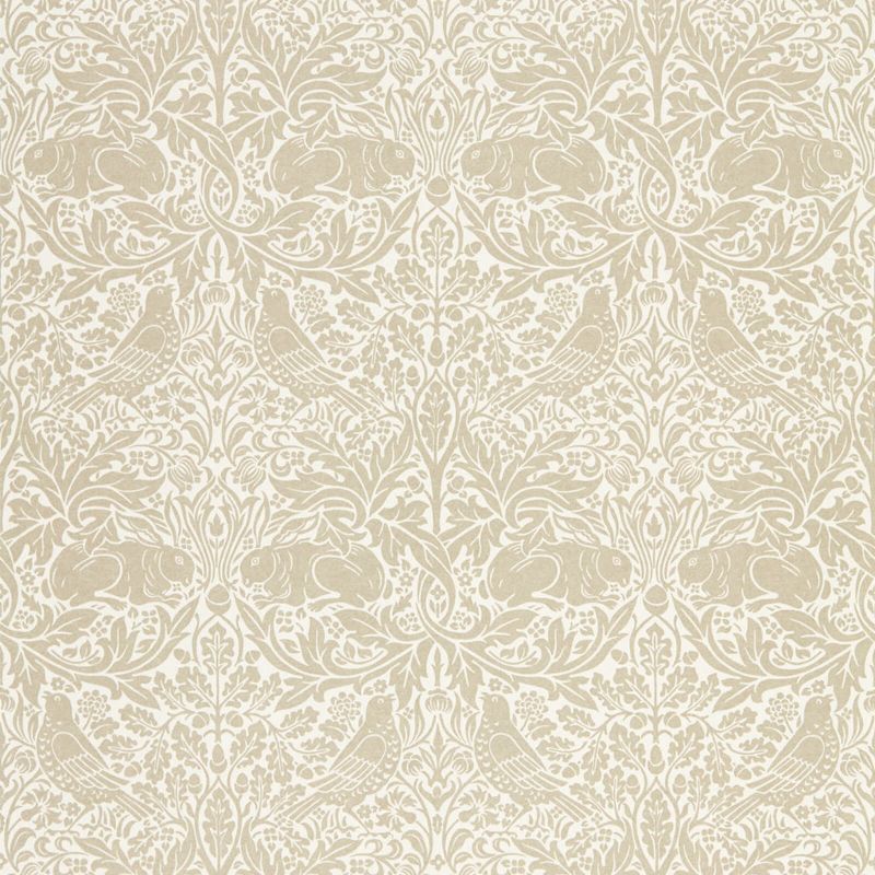 Pure Brer Rabbit Wallpaper - Linen - Morris & Co - 216531 - Morris Wallpaper