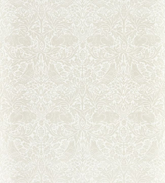 Pure Brer Rabbit Wallpaper - White Clover - 216534 - Morris & Co