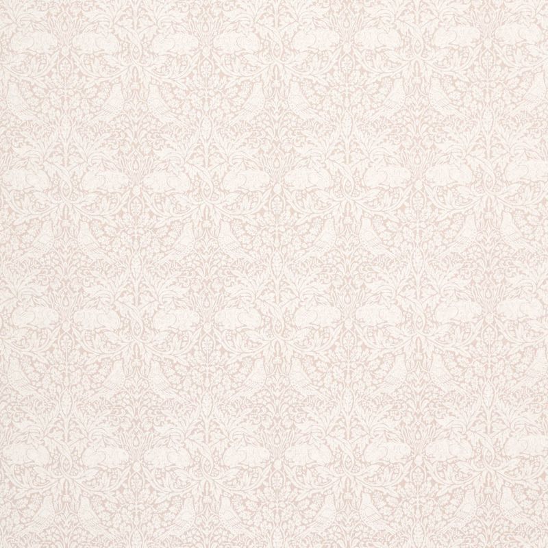 Pure Brer Rabbit Weave Fabric - Faded Sea Pink - Morris & Co - 236628 - Premier Wallcovering