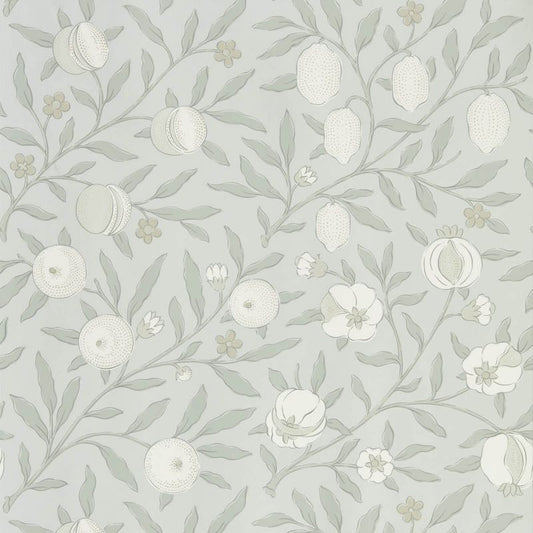 Pure Fruit Wallpaper - Grey Blue - Morris & Co - 216540 - Morris Wallpaper