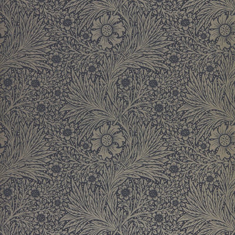 Pure Marigold Wallpaper - Black Ink - Morris & Co - 216535 - Morris Wallpaper