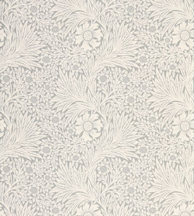 Pure Marigold Wallpaper - Cloud Grey - DMPN216536 - Morris & Co - Morris Wallpaper