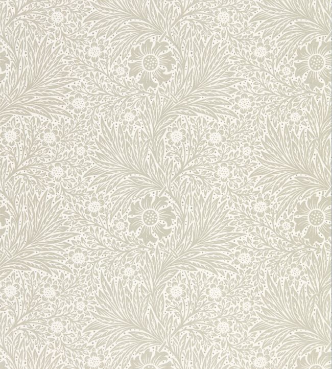 Pure Marigold Wallpaper - Soft Gilver - DMPN216537 - Morris & Co - Morris Wallpaper