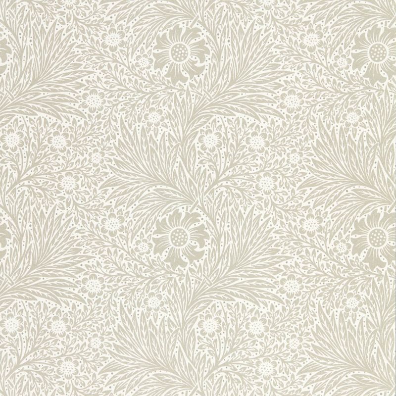 Pure Marigold Wallpaper - Soft Gilver - Morris & Co - 216537 - Morris Wallpaper