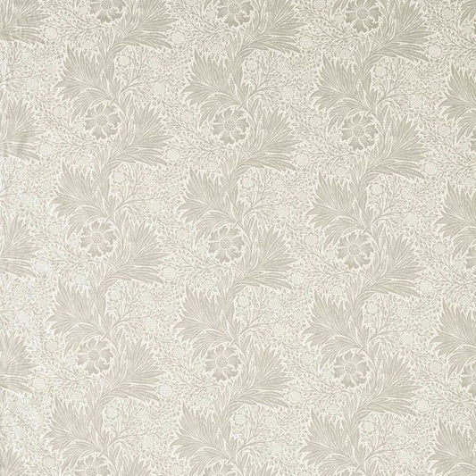 Pure Marigold Wide Width Fabric - Stone - Morris & Co - 227276 - Premier Wallcovering