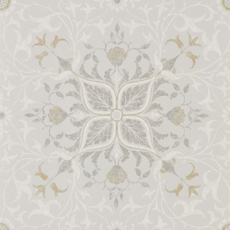 Pure Net Ceiling Wallpaper - Stone/Chalk - Morris & Co - 216037 - Morris Wallpaper