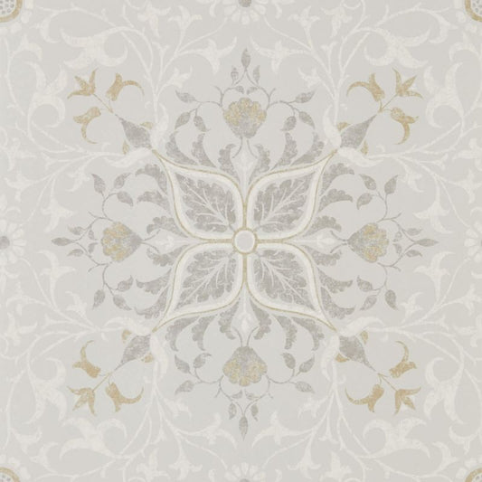 Pure Net Ceiling Wallpaper - Stone/Chalk - Morris & Co - 216037 - Morris Wallpaper