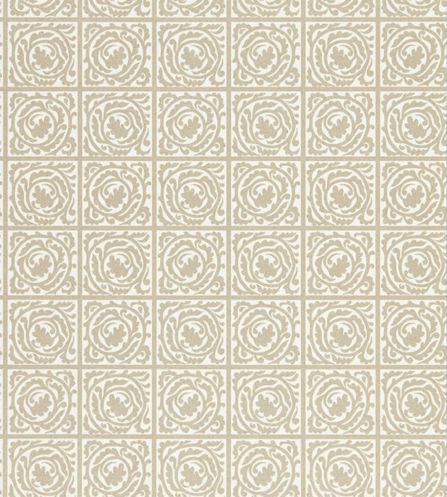 Pure Scroll Wallpaper - Gilver - DMPN216546 - Morris & Co - Morris Wallpaper