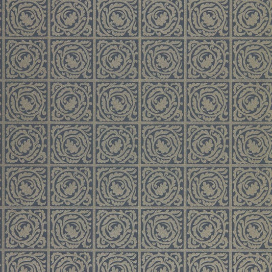 Pure Scroll Wallpaper - Ink - Morris & Co - 216547 - Morris Wallpaper