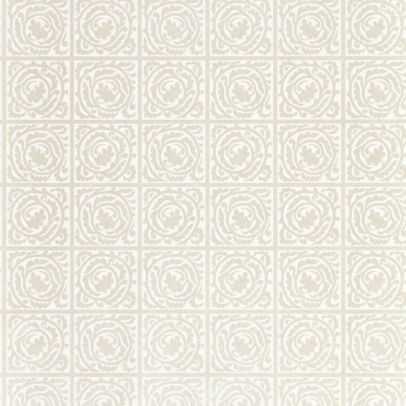 Pure Scroll Wallpaper - White Clover - Morris & Co - 216545 - Morris Wallpaper