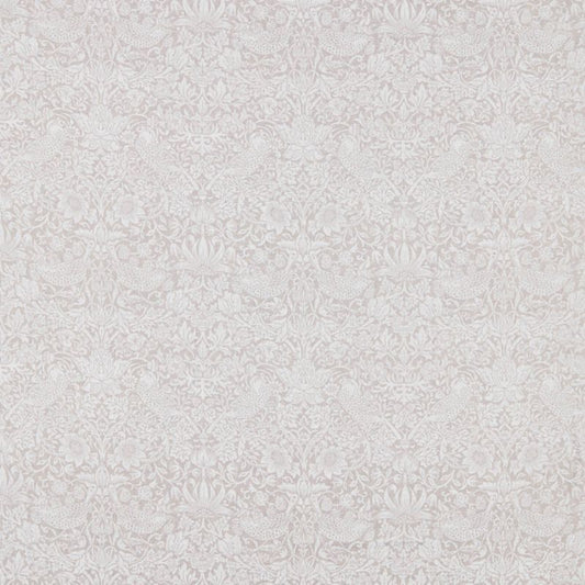 Pure Strawberry Thief Fabric - Dove - Morris & Co - 226060 - Premier Wallcovering